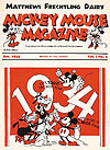 Mickey Mouse Magazine (2nd Series) (1933)  n° 3 - Walt Disney