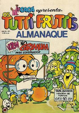 Almanaque Os Tutti-Fruttis  n° 1