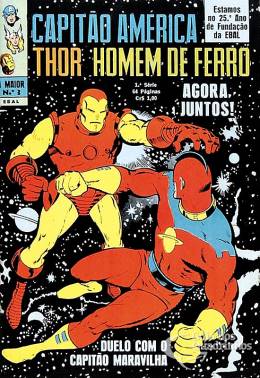 Capitão América, Thor e Homem de Ferro (A Maior)  n° 3