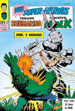 Príncipe Submarino e O Incrível Hulk (Super X)  n° 34