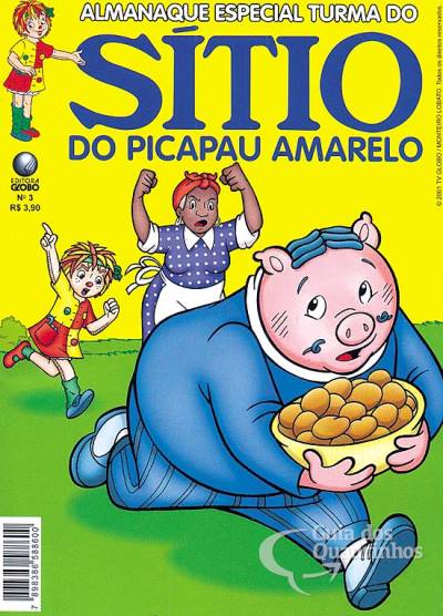 Almanaque Especial Turma do Sítio do Picapau Amarelo n° 3 - Globo