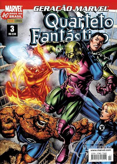Geração Marvel - Quarteto Fantástico n° 3 - Panini