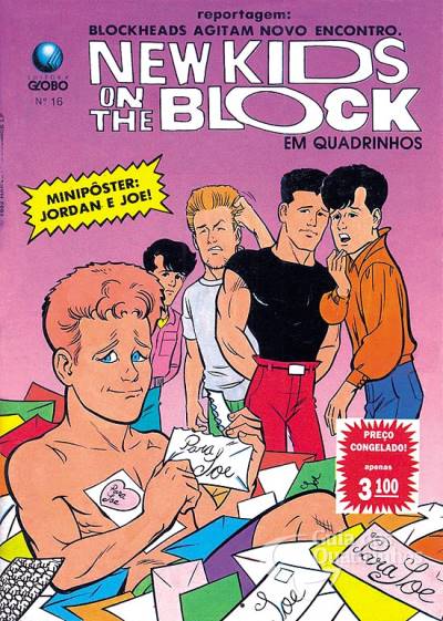 New Kids On The Block em Quadrinhos n° 16 - Globo