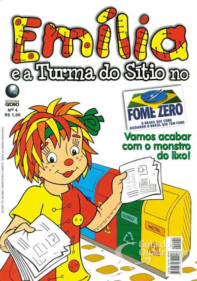 Emília e A Turma do Sítio No Fome Zero n° 4 - Globo