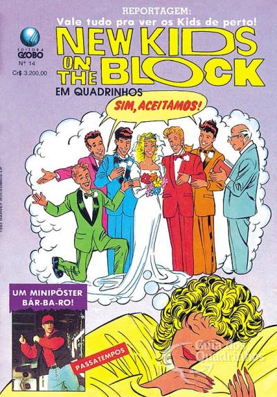 New Kids On The Block em Quadrinhos n° 14 - Globo