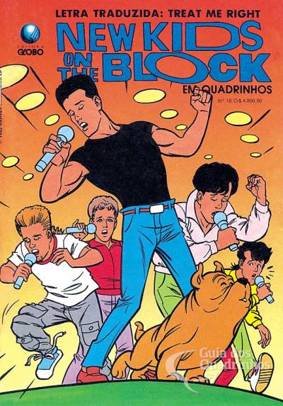 New Kids On The Block em Quadrinhos n° 18 - Globo