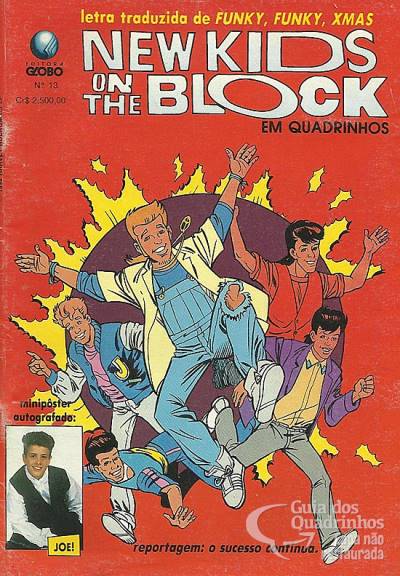 New Kids On The Block em Quadrinhos n° 13 - Globo