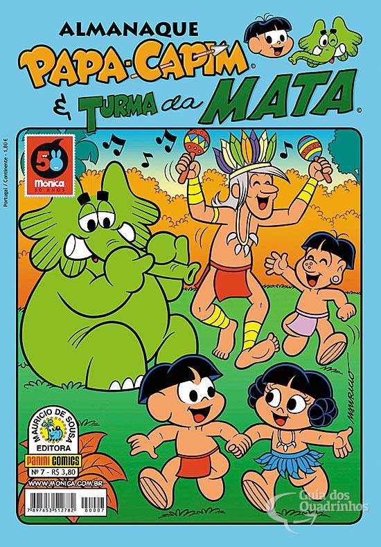 Almanaque Papa Capim And Turma Da Mata N° 7panini Guia Dos Quadrinhos 4581