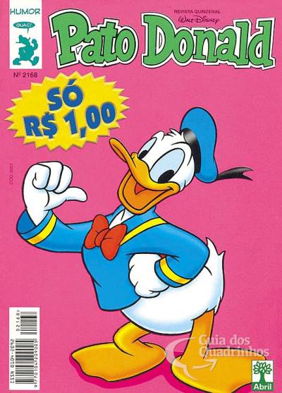 Pato Donald, O n° 2168 - Abril