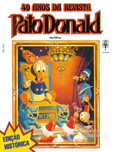 40 Anos da Revista Pato Donald n° 1 - Abril