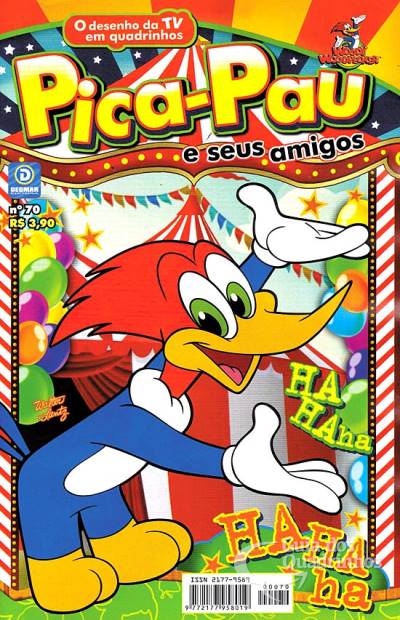 Pica-Pau e Seus Amigos em Quadrinhos n° 70 - Deomar