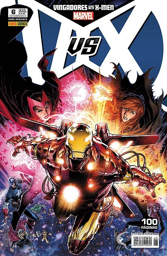 Graphic Novels Marvel Ed. 126 Vingadores Versus X Men - Parte Um - Lombada  86 em Promoção na Americanas