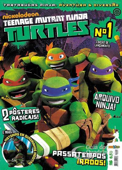 Tartarugas Ninja: Aventura e Diversão n° 1 - Panini