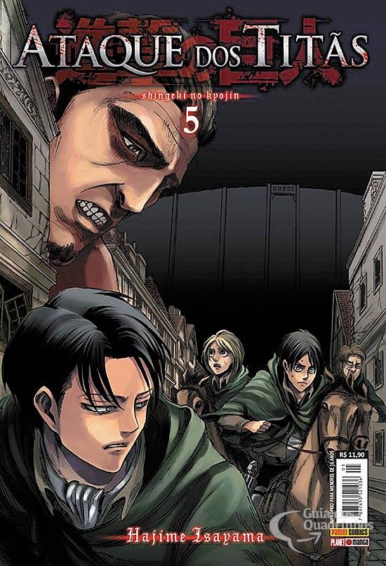 Confira a capa da Panini de 'Ataque dos Titãs – Shingeki no Kyojin