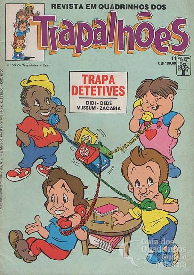 Trapalhões - Revista em Quadrinhos n° 11 - Abril