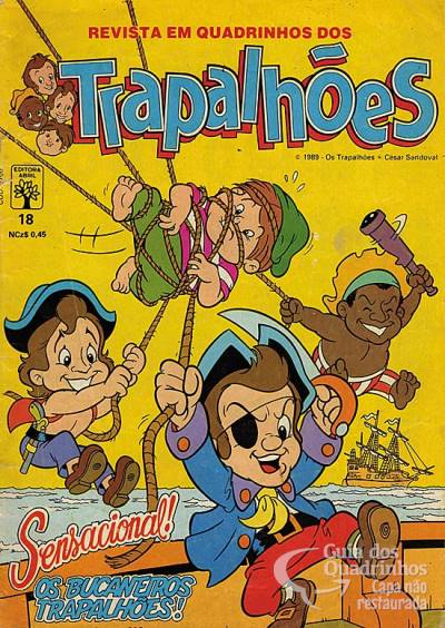Trapalhões - Revista em Quadrinhos n° 18 - Abril