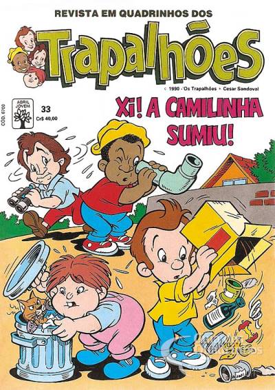 Trapalhões - Revista em Quadrinhos n° 33 - Abril