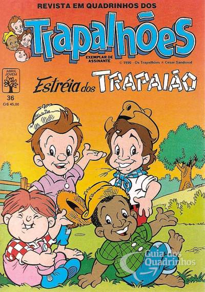 Trapalhões - Revista em Quadrinhos n° 36 - Abril