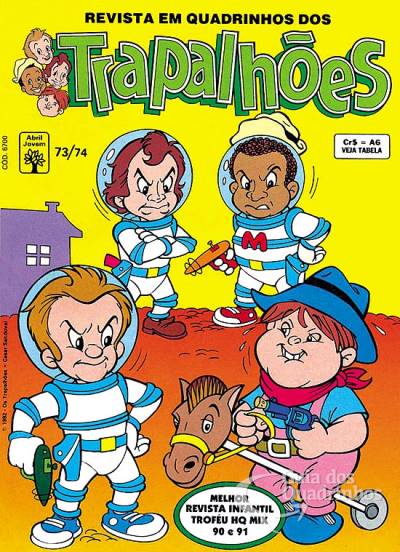 Trapalhões - Revista em Quadrinhos n° 73 - Abril