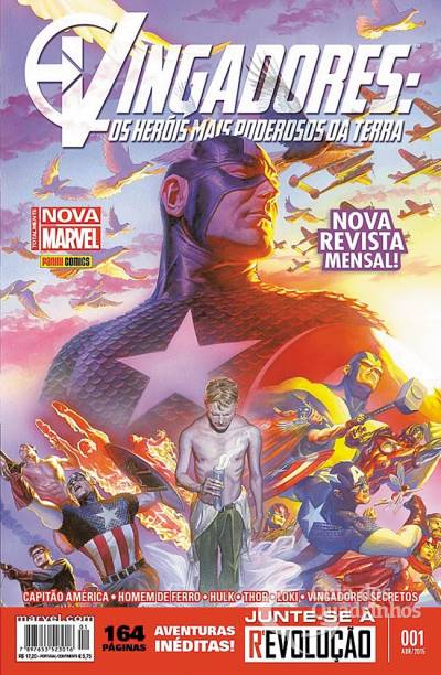 Vingadores: Os Heróis Mais Poderosos da Terra n° 1 - Panini