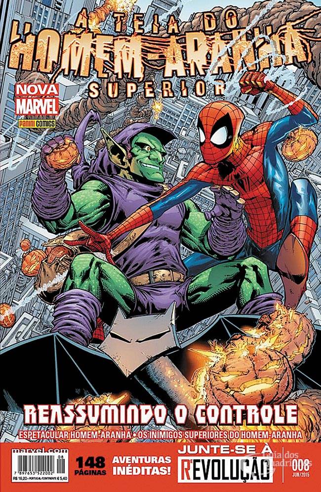 A Teia do Homem-Aranha Superior - 1ª Série/Panini n° 1-2-3-4-7-8