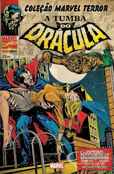 Coleção Marvel Terror - A Tumba do Drácula n° 3 - Panini