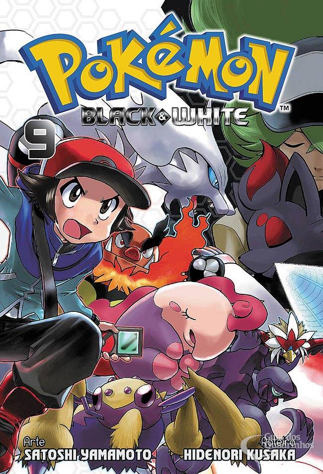 Pokémon Black White N°: 07, 08, 09 pokemon NOVO LACRADO Mangá PT BR