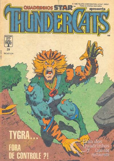 Thundercats n° 29 - Abril