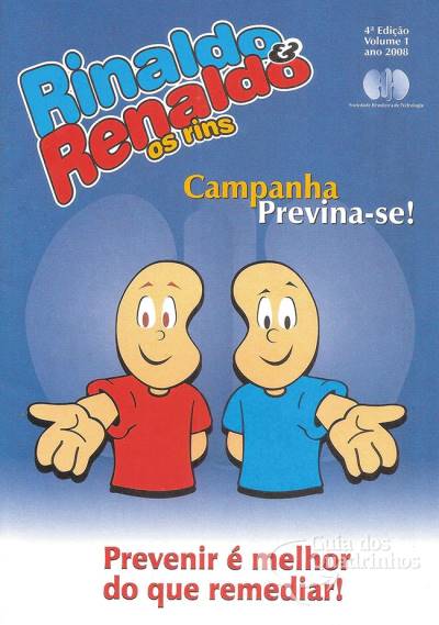Rinaldo & Renaldo - Os Rins n° 4 - Sociedade Brasileira de Nefrologia