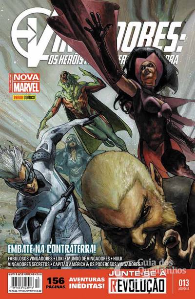 Vingadores: Os Heróis Mais Poderosos da Terra n° 13 - Panini