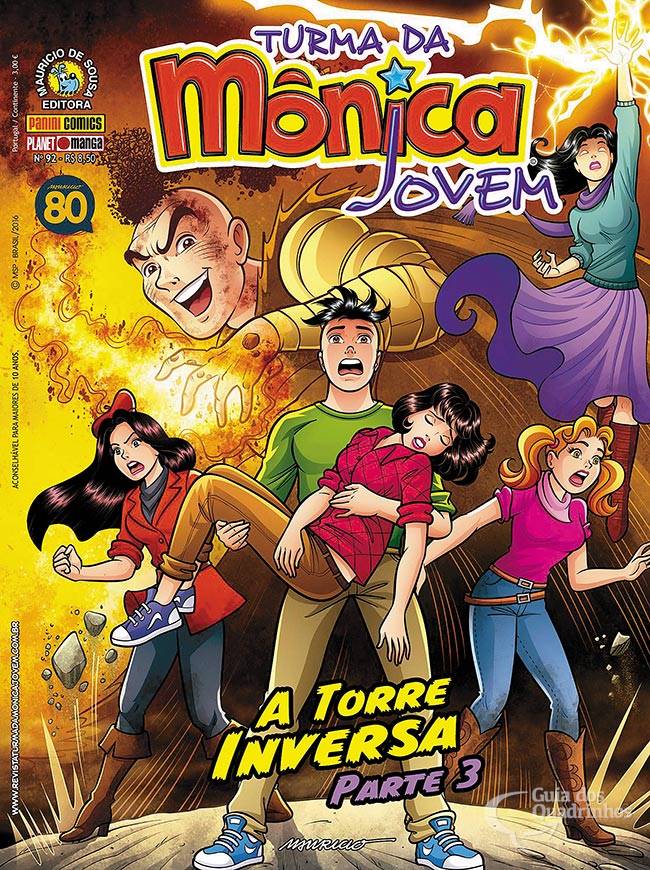 Turma Da Mônica Jovem 1ª Série N° 92panini Guia Dos Quadrinhos 4134