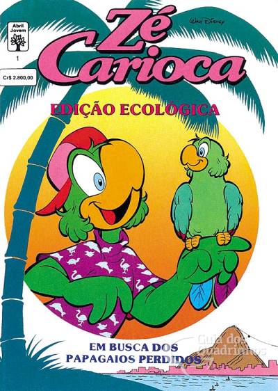 Zé Carioca - Edição Ecológica n° 1 - Abril