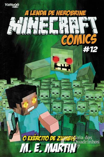 Minecraft Comics: A Lenda de Herobrine n° 12 - Tambor Digital-Edicase