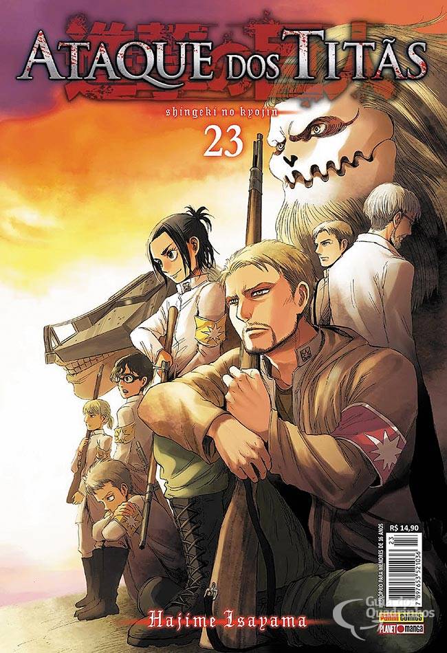 Shingeki no Kyojin será lançado no Brasil pela editora Panini - Troca  Equivalente