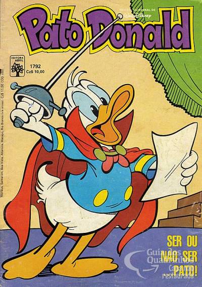 Pato Donald, O n° 1792 - Abril