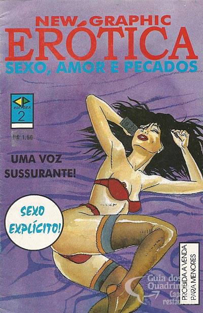 New Graphic Erótica - Sexo, Amor e Pecados n° 2 - Cp - Comic Productions