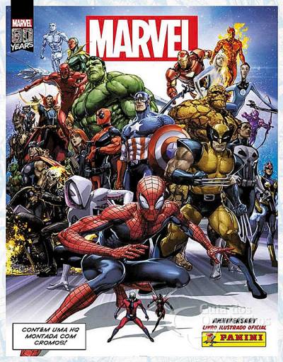 Livro Ilustrado Oficial: Marvel 80 Anos (Capa Dura) - Panini