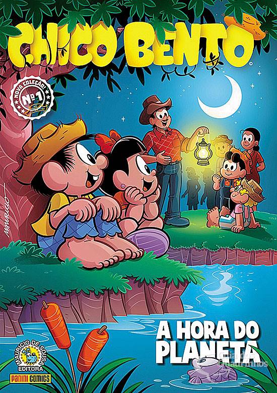 TURMA DA MONICA LER E COLORIR - CHICO BENTO - Raul Livros