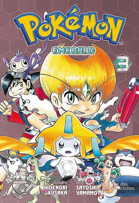 Mangá Pokémon Emerald Minissérie Completa Em 3 Volumes - Panini