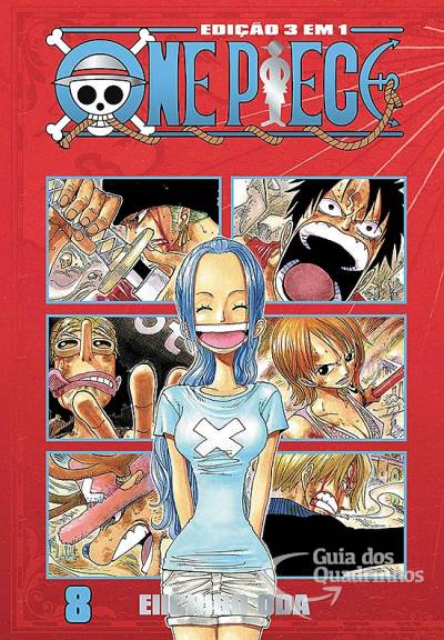 One Piece - Edição 3 em 1 n° 8 - Panini