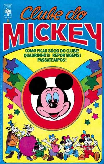 Clube do Mickey n° 1 - Abril