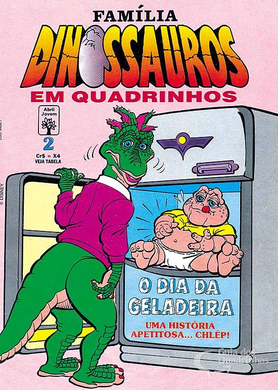 Família Dinossauros N° 2abril Guia Dos Quadrinhos 