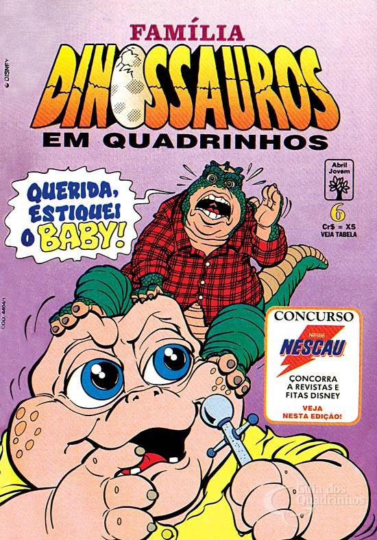 Baby nascendo (Família Dinossauros) 