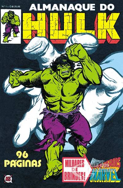 Almanaque do Hulk n° 1 - Rge