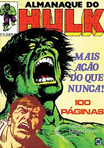 Almanaque do Hulk n° 4 - Rge