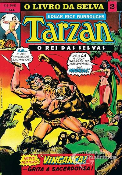 Tarzan - O Livro da Selva n° 2 - Ebal