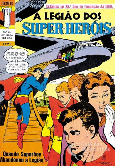Legião dos Super-Heróis, A (Lançamento) n° 21 - Ebal