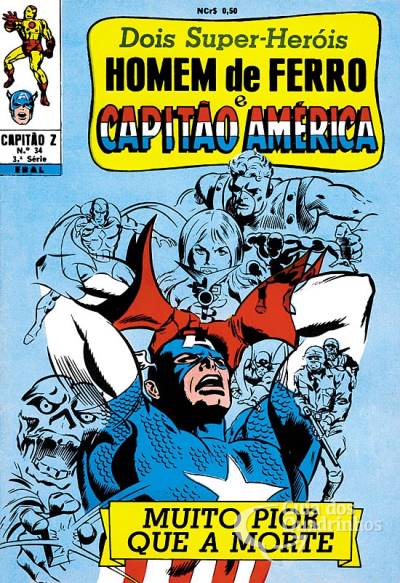 Homem de Ferro e Capitão América (Capitão Z) n° 34 - Ebal