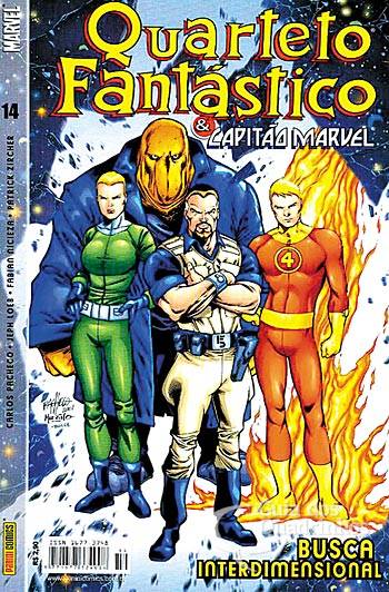 Quarteto Fantástico & Capitão Marvel n° 14 - Panini