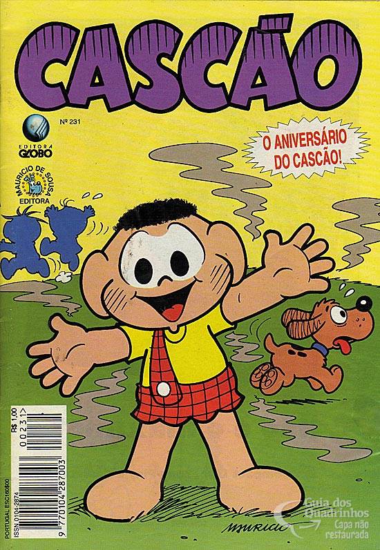 Gibizinho Do Cascão N° 3 Editora Globo 1991